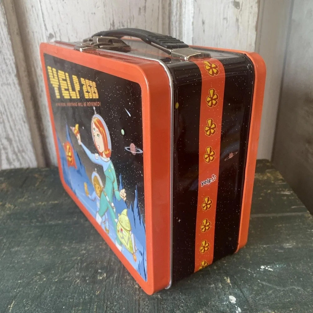 Yelp 2525 Metal Lunch Box w/ Thermos (as seen on Big Bang‎ Theory)
